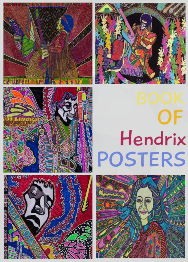 Jimi Hendrix Psychedelic Art