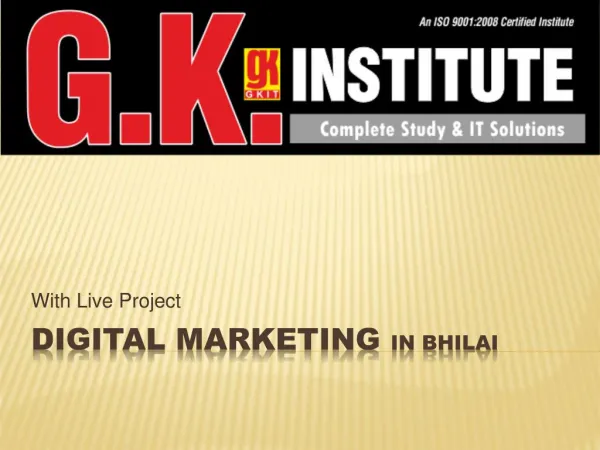 Digital marketing in bhilai