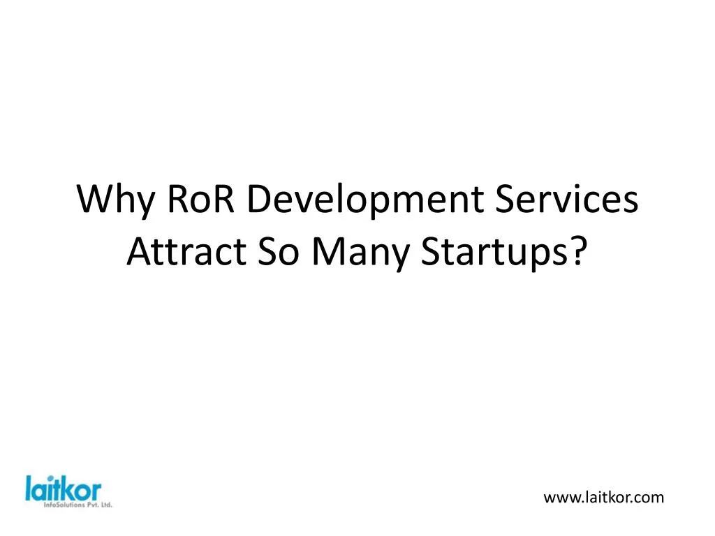 why ror development services attract so many startups