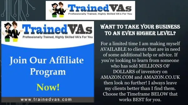 This can be time consuming to finally find the right VA for you and your business.