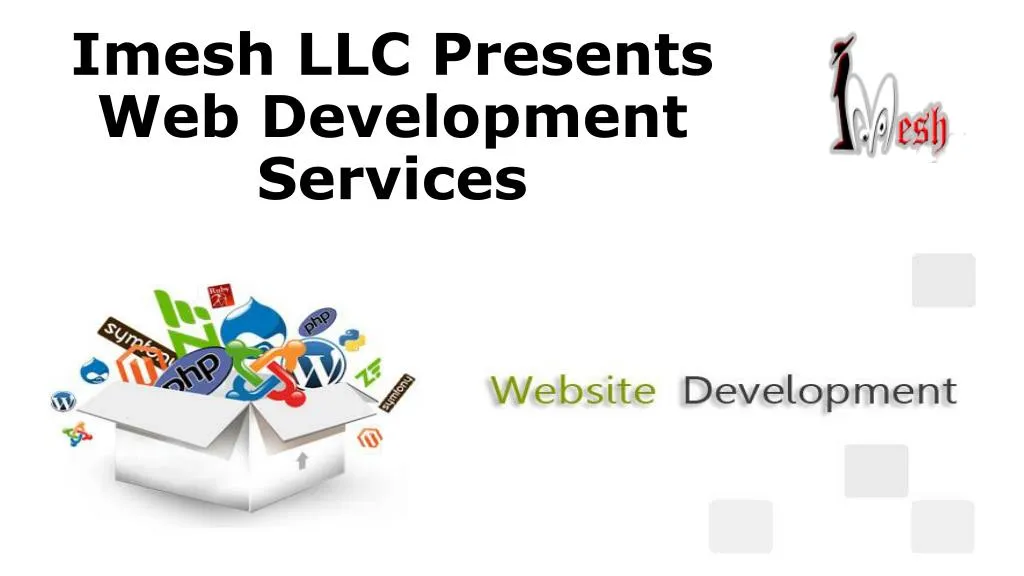 imesh llc presents web development services