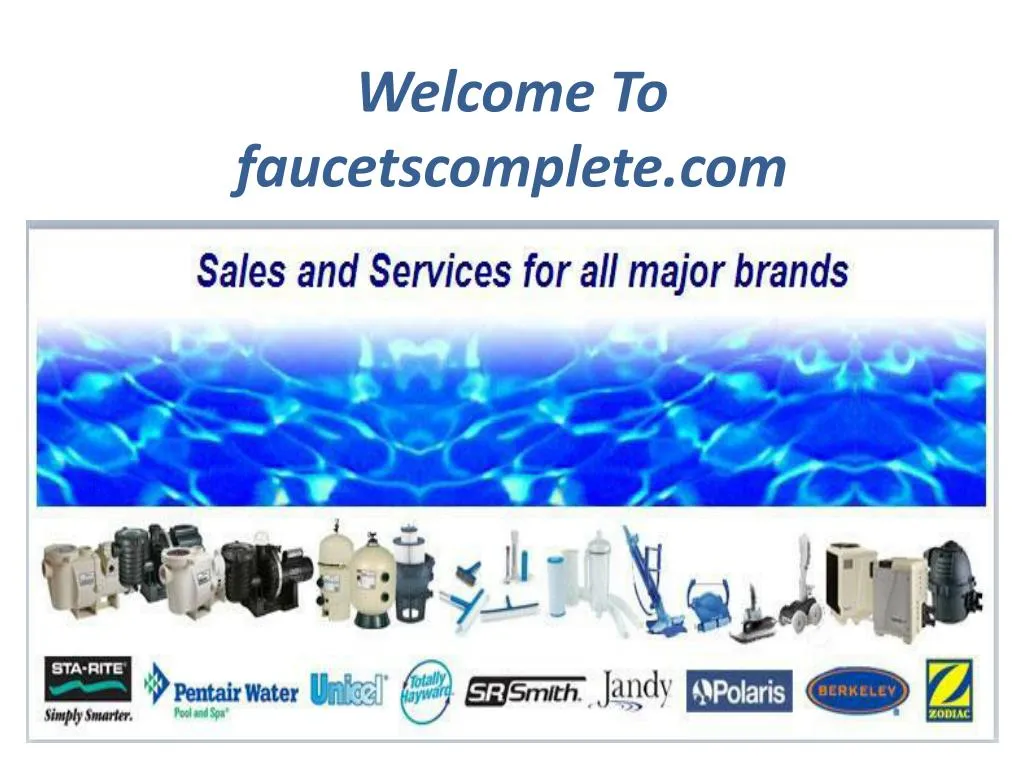 welcome to faucetscomplete com