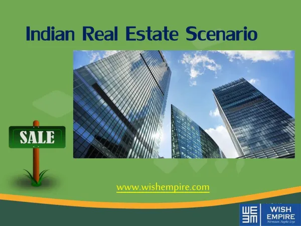 Indian Real Estate Scenario