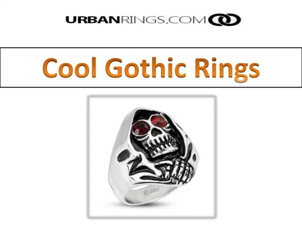Cool Gothic Rings