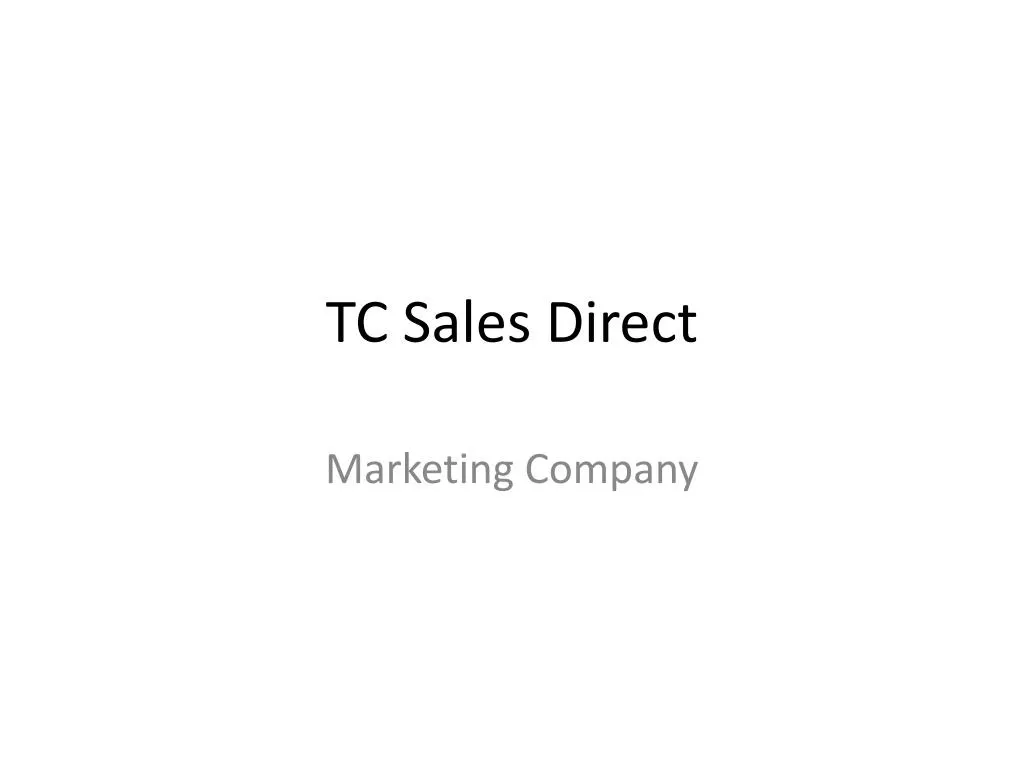 tc sales direct