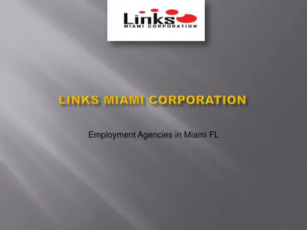 Miami Employment Agency