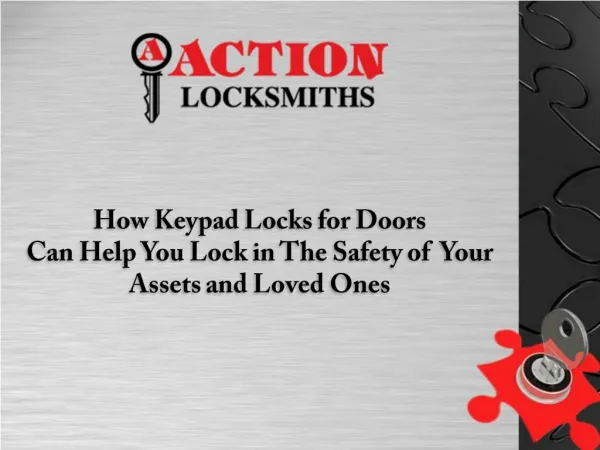 How keypad locks For Doors Can Help You Lock in the Safety of Your Assets and Loved Ones