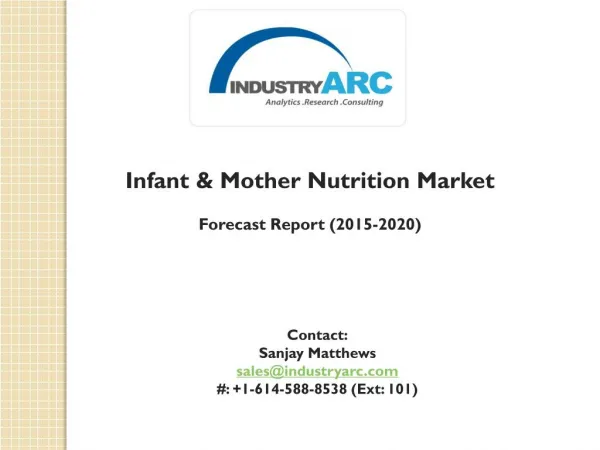 Infant & Mother Nutrition Market
