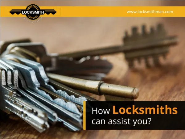 Ways in which Locksmiths can help