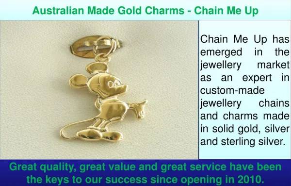 Australian Made Gold Charms