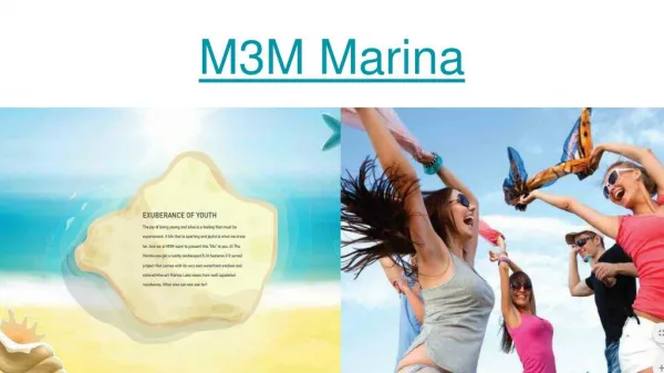 M3M Marina in Gurgaon