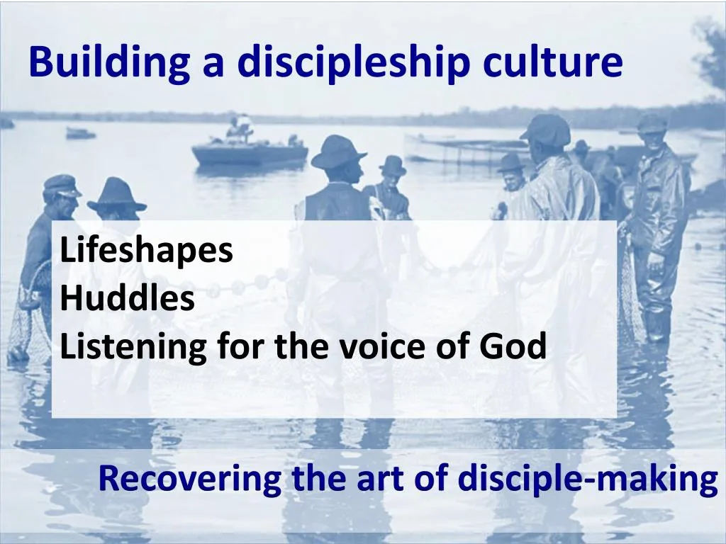 building a discipleship culture