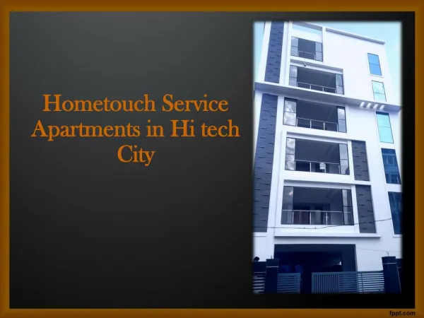 Serviced Apartments near Hitec City Hyderabad, Furnished guest houses near Hiteccity Hyderabad, Guest Houses in Hiteccit