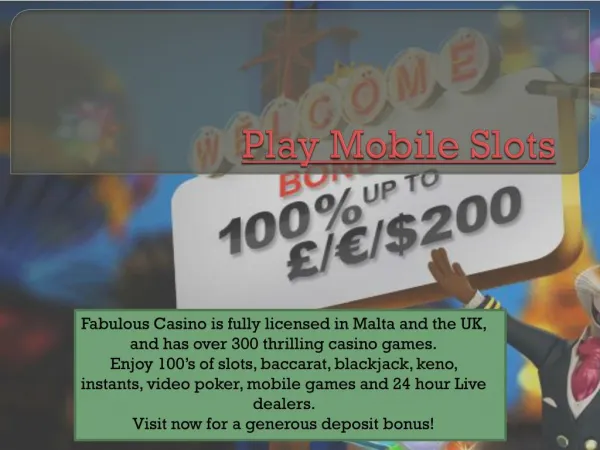 mobile casino slots