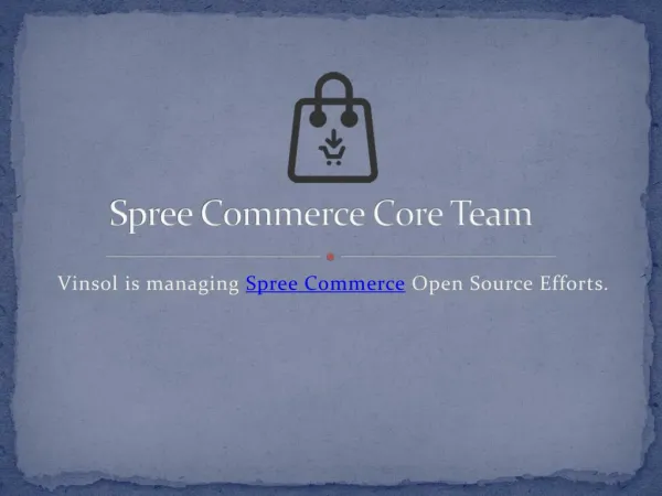 Spree Commerce Core Team