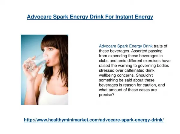 Advocare Spark Energy Drink For Instant Energy