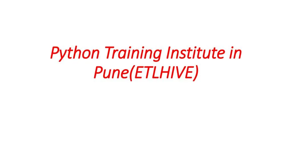 python training institute in pune etlhive