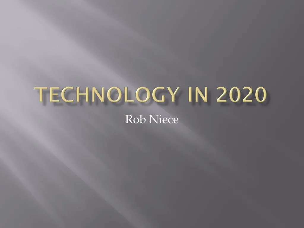 technology in 2020