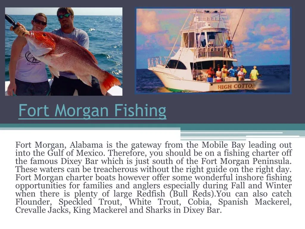fort morgan fishing