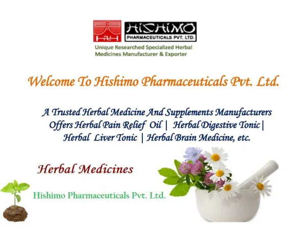 Herbal Liver Tonic manufacturers