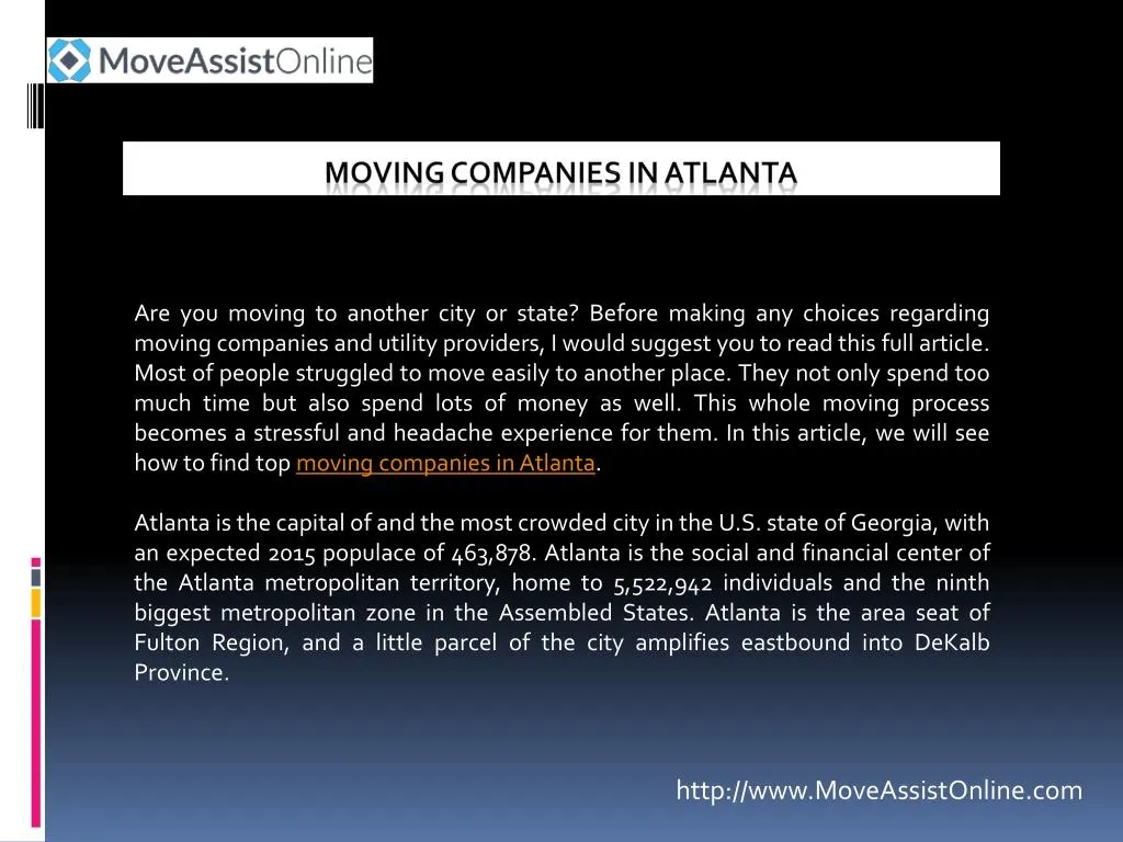 moving companies in atlanta