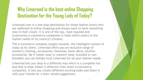 Best Online Shopping Destination
