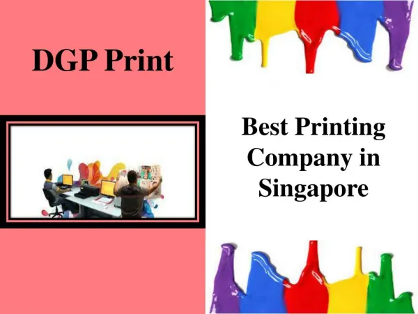 DGP Print- Printing Company in Singapore