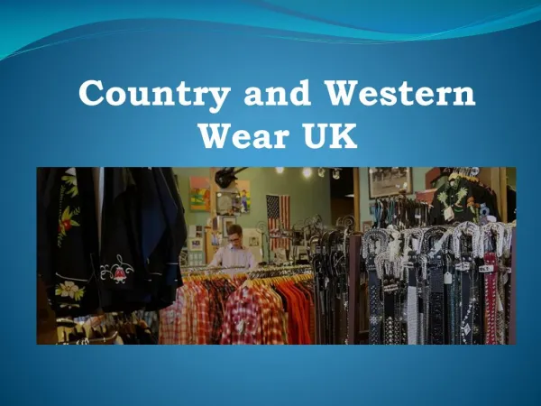 Country and Western Wear UK