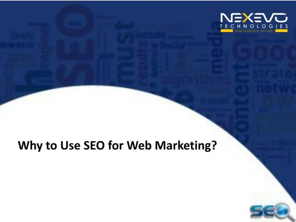 Why to Use SEO for Web Marketing