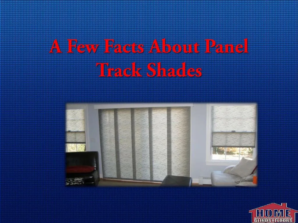 a few facts about panel track shades