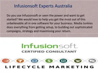 Infusionsoft experts training and pricing - slide 1