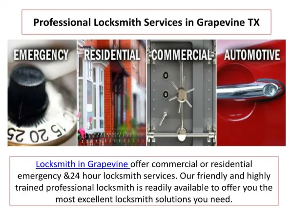 Grapevine locksmith