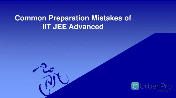 Common Preparation Mistakes of IIT JEE Advanced