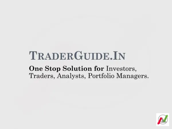 TraderGuide.In Online Technical Analysis Software for Investors, Traders, Brokers, Technical Analyst