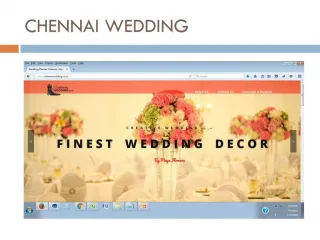 Chennai Wedding - slide 1