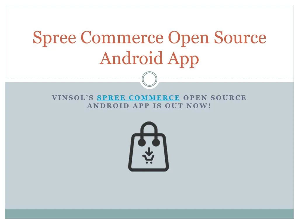 spree commerce open source android app