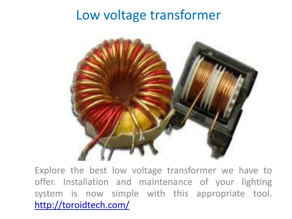 low voltage transformer