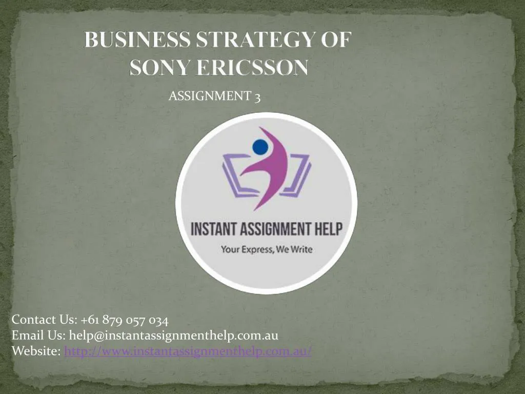 business strategy of sony ericsson