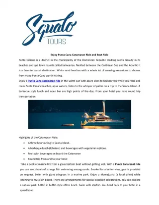 Enjoy Punta Cana Catamaran Ride and Boat Ride - slide 1
