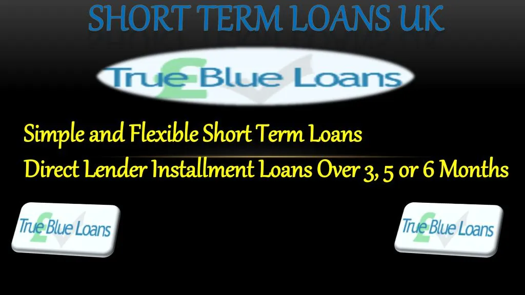 short term loans uk