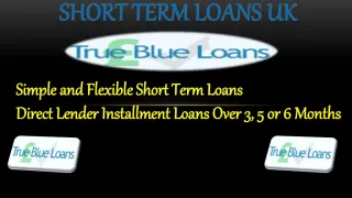 Short Term Loans UK - slide 1
