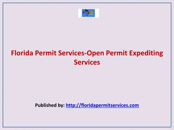 Florida Permit Services-Open Permit Expediting Services
