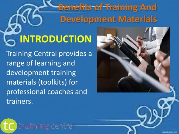 Benefits of Training And Development Materials