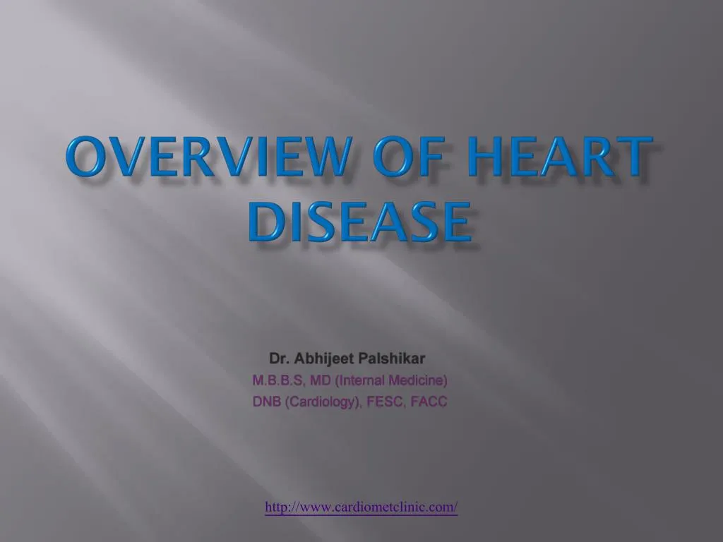 overview of heart disease