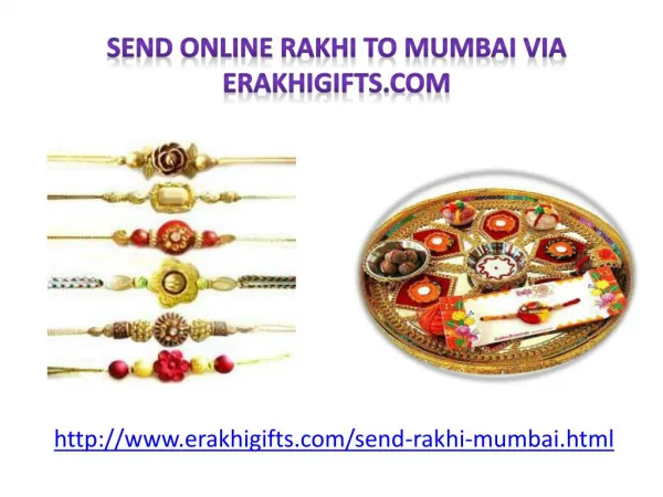 Send Rakhi to your Beloved one in Mumbai