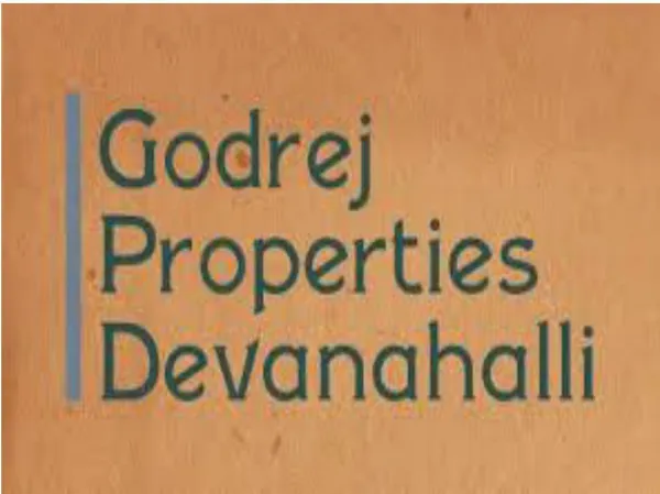 Godrej Devanahalli Bangalore Pre Launch