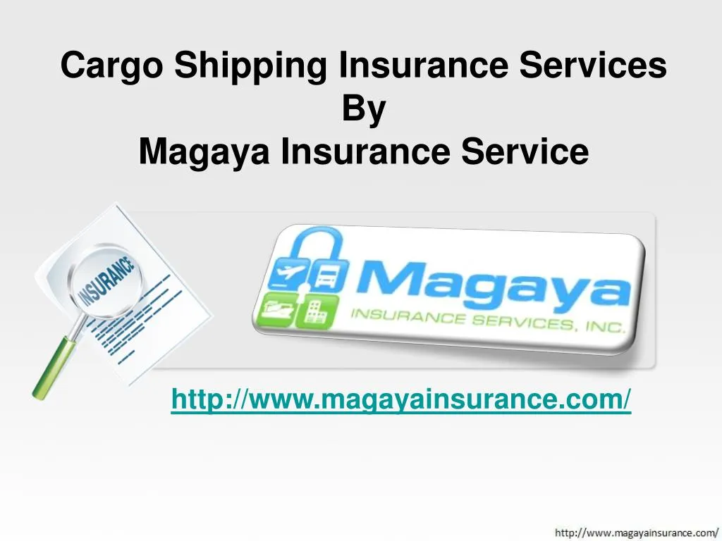 cargo shipping insurance services by magaya insurance service