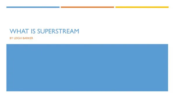 What is SuperStream - Leigh Barker Accountant