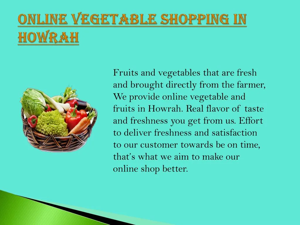 online vegetable shopping in howrah