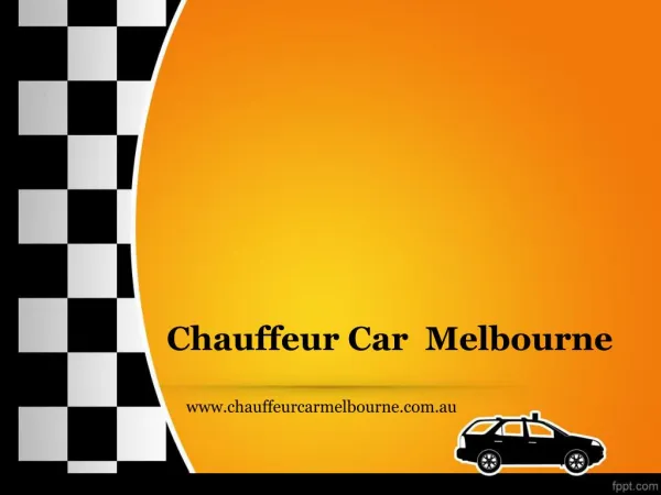 Chauffeur Services in Melbourne